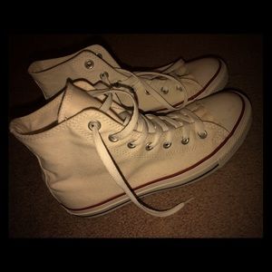 High top white converse!